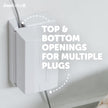 Outlet Cover Box for Child Safety (2 Pack) Duplex & Decorator Electrical Outlet Plates, Concealed Access Buttons, and Spacious Compartment - Jool Baby 🍁 All In One Marketplace Canada