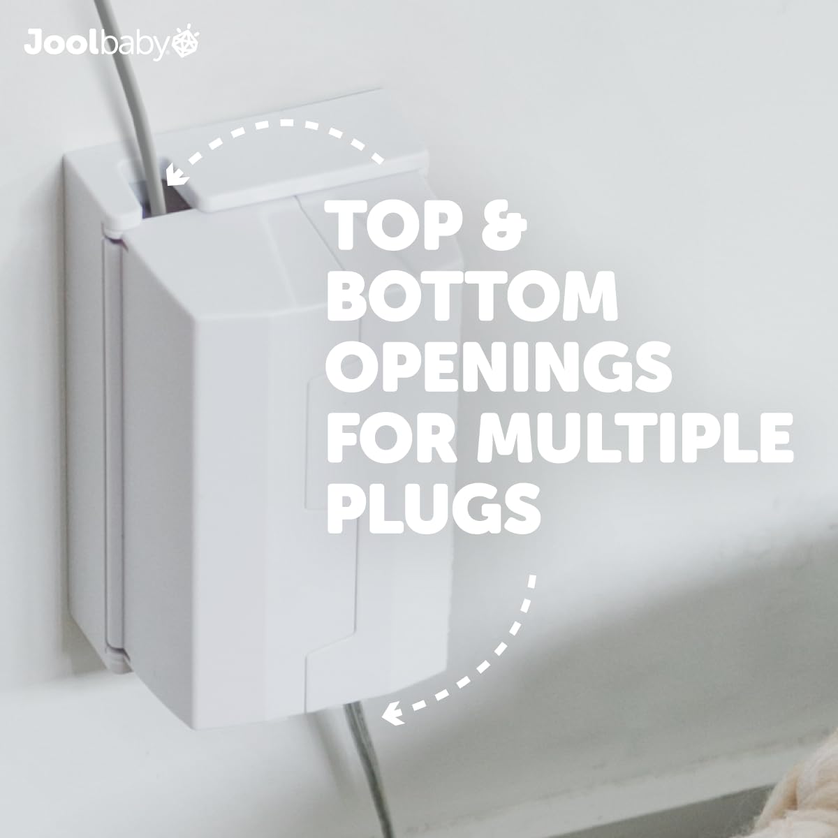 Outlet Cover Box for Child Safety (2 Pack) Duplex & Decorator Electrical Outlet Plates, Concealed Access Buttons, and Spacious Compartment - Jool Baby 🍁 All In One Marketplace Canada
