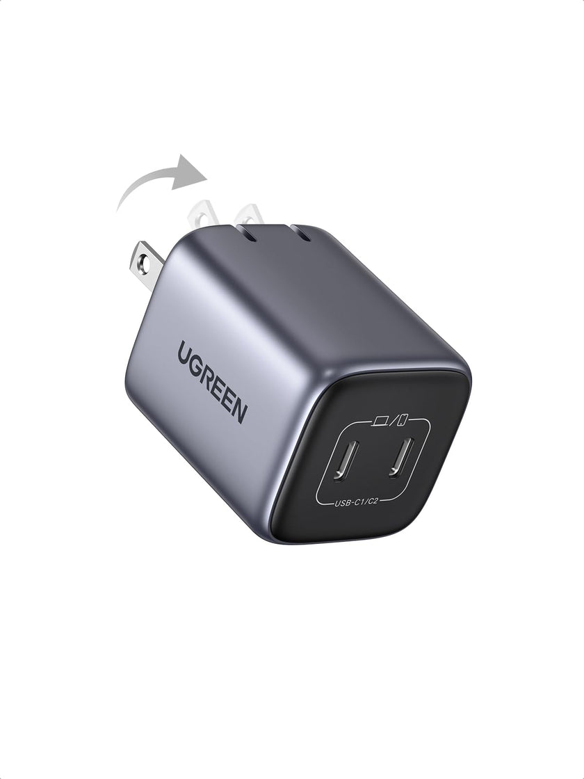 UGREEN Nexode 45W USB C Charger Block, GaN PPS Dual Port USB C Fast Charger Super Fast Charge 2.0 Wall Plug Compatible with Galaxy S26 S25 S24 Ultra S23 A54, iPhone 17 16 Pro Max, iPad, Pixel 10 9 8 🍁 All In One Marketplace Canada