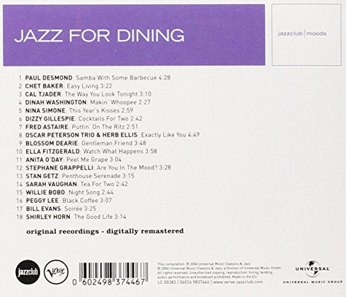 Jazz Club-Jazz For Dining