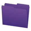 Pendaflex Colour File Folders, 1/2 Cut Tab, Letter, Violet, 100/Box 🍁 All In One Marketplace Canada