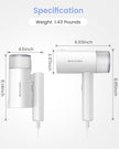 BEAUTURAL Steamer for Clothes, Foldable Handheld Clothing Wrinkles Remover for Garments, 30-Second Fast Heat-up, Portable Fabric Steamer for 120V Countries, Not for Use in 220V Such as Europe 🍁 All In One Marketplace Canada