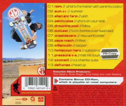 Soundtrack / Tony Hawk'S Pro Skater 3 - CD