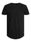 JACK & JONES Men's Long Line Fit T-Shirt JJENOA TEE SS Crew Neck NOOS Black XL 🍁 All In One Marketplace Canada
