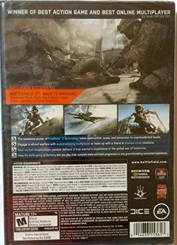 Battlefield 3 (Limited Edition) - PC (Used)