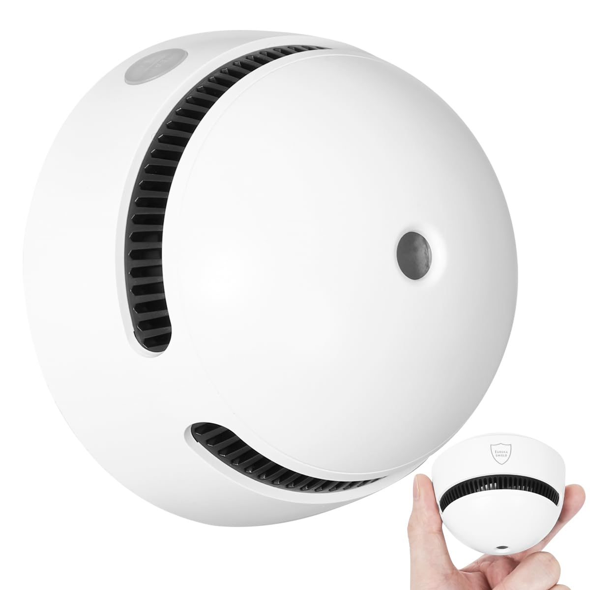 10-Year Battery Smoke Detector for Home | 85dB Fire Alarm, Military-Grade Photoelectric Sensor Reduces 70% False Alarms | Passed CE/ULC Tests | Easy Install (Adhesive/Screws) (1) 🍁 All In One Marketplace Canada