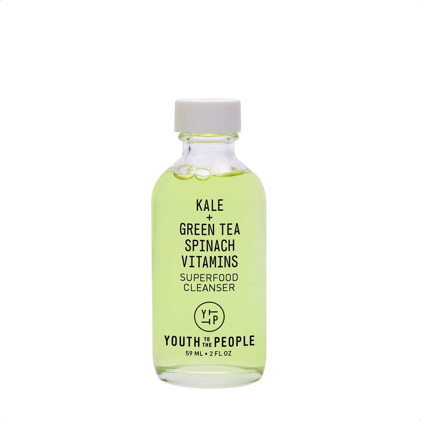 YTTP Superfood Travel Size Face Cleanser - Daily Face Wash, Pore Minimizer + Makeup Remover - Lightweight & Hydrating Gel to Foaming Face Wash for Glowing Skin - Vegan Skin Care for Men & Women (2oz) 🍁 All In One Marketplace Canada