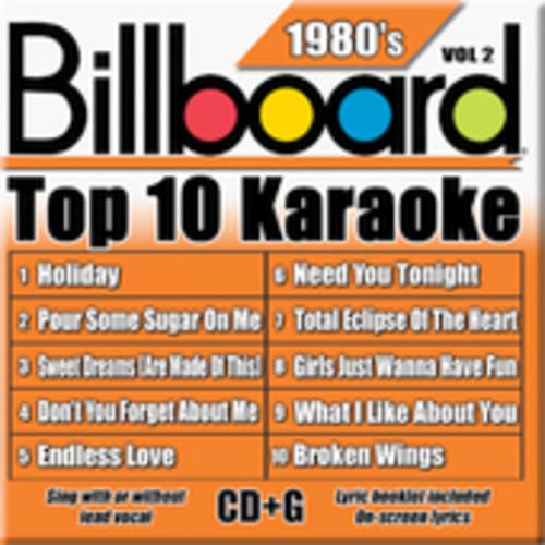 Billboard Top 10 Karaoke: 1980'S Vol.2 / Various