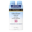 Neutrogena ultra Sheer Body Mist Sunscreen Spray Spf 30 Duo Pack With Uva/uvb Broad Spectrum Sun Protection, lightweight, Water-resistant, Oil-Free, non-comedogenic & Oxybenzone-Free, 2 X, 141 Grams 🍁 All In One Marketplace Canada