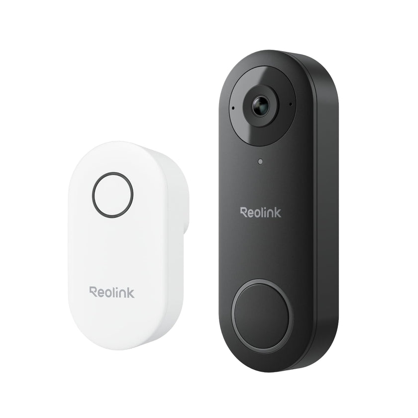 REOLINK Video Doorbell Camera WiFi, 2K Wired Doorbell Camera for Home Security, 2.4/5GHz WiFi, 180° Diagonal, Smart Detection, microSD Card/Cloud Storage, Indoor/Outdoor Surveillance (Chime Included) 🍁 All In One Marketplace Canada