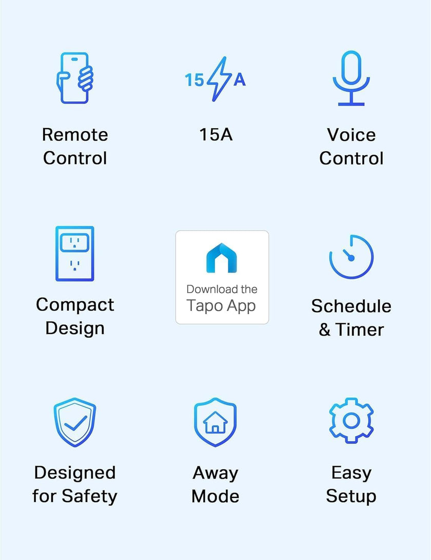 TP-Link Tapo Smart Plug Mini 15A, Smart Home Wi-Fi Plug, Super Easy Setup, Compatible with Alexa & Google Home, No Hub Required, UL Certified, 2.4G WiFi Only, White, Tapo P105(2-Pack) 🍁 All In One Marketplace Canada