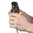 Klein Tools VDV226-110 Ratcheting Modular Data Cable Crimper/Wire Stripper/Wire Cutter for RJ11/RJ12 Standard, RJ45 Pass-Thru Connectors 🍁 All In One Marketplace Canada