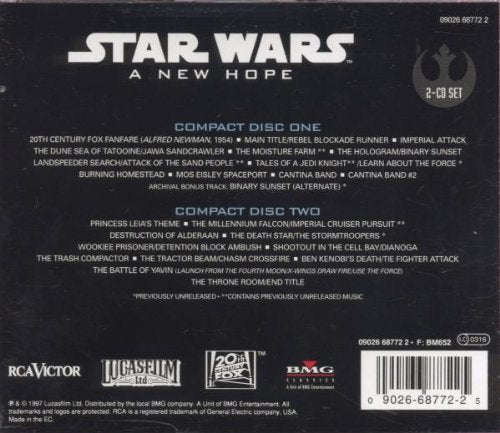 Soundtrack / Star Wars: A New Hope - CD (Used)