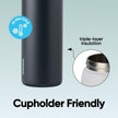 Owala FreeSip Insulated Stainless Steel Water Bottle with Straw for Sports and Travel, BPA-Free, 40oz, Foggy Tide 🍁 All In One Marketplace Canada