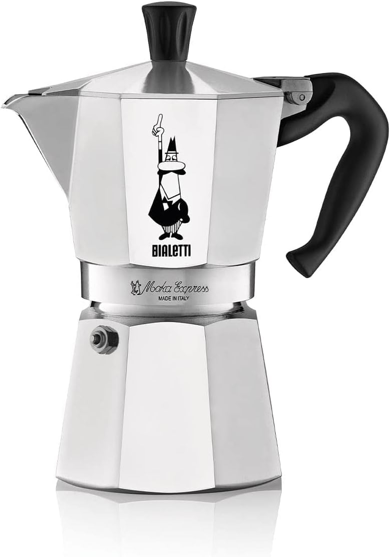 BIALETTI Moka Express 6-Cup Aluminum Stovetop Espresso Maker, Silver 🍁 All In One Marketplace Canada