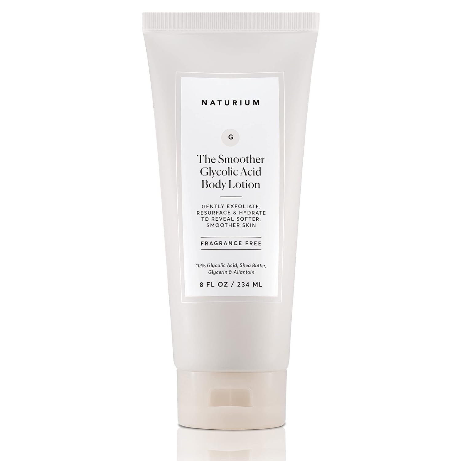 Naturium The Smoother Glycolic Body Lotion | Moisturizing & Exfoliating Cream, With AHA, For Rough and Dry Skin | 8 FL OZ / 234 ml 🍁 All In One Marketplace Canada