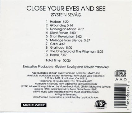 Close Your Eyes And See [Import anglais]