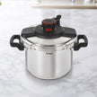 T-fal Clipso Stainless Steel Pressure Cooker, 6 Qt, Secure Locking System, One Hand System, Silver, Induction Compatible, Pressure Canner, Includes Recipe Book, Cookware 🍁 All In One Marketplace Canada