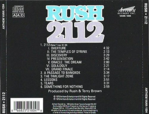 Rush / 2112 - CD (Used)