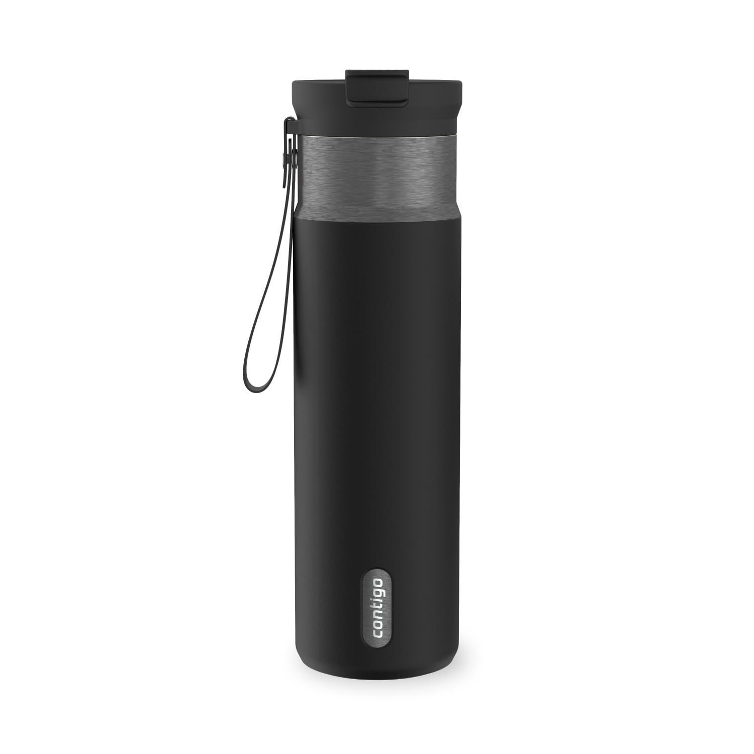 Contigo DualSip 24 oz Water Bottle w/Carry Strap & 2-Way Lid (Drink from Straw or Spout) | Vacuum-Insulated Stainless Steel for Cold Drinks | 100% Leakproof | BPA & Lead-Free | Dishwasher Safe 🍁 All In One Marketplace Canada