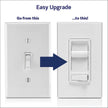Leviton 2-Pack SureSlide Dimmer Switch for Dimmable LED, Halogen and Incandescent Bulbs, 6674-2PK, White 🍁 All In One Marketplace Canada