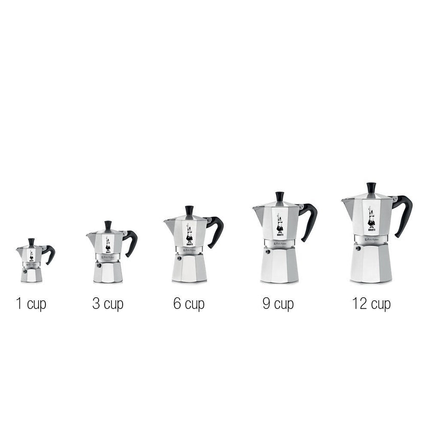 Bialetti - Moka Express: Iconic Stovetop Espresso Maker, Makes Real Italian Coffee, Moka Pot 3 Cups (4.3 Oz - 130 Ml), Aluminium, Silver 🍁 All In One Marketplace Canada