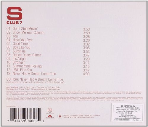 S CLUB 7 / Sunshine - CD (Used)
