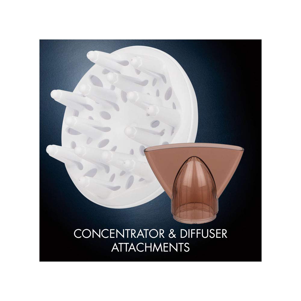 Conair 362C Infiniti Pro Tourmaline Ceramic Soft Touch Full Size Hair Dryer, 1875 Watts, Includes Concentrator, 3 Heat/2 Speed Settings, Great for Travel 🍁 All In One Marketplace Canada