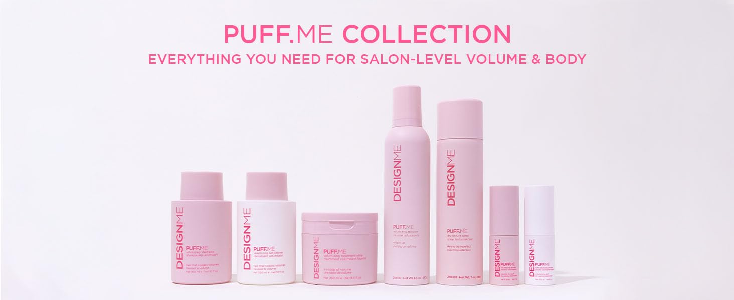 PUFF.ME Volumizing Conditioner by DESIGNME | Hydrating with Sunflower Seed Oil for Hair Volume | Detangling Conditioner for Straight & Wavy Hair | Sulfate Free 🍁 All In One Marketplace Canada