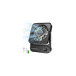 Desk Fan, 4000mAh Table Fan USB Rechargeable, 3 Speed Mini Fans, Quiet & Powerful & Rotatable, Compact & Portable Fan for Home Bedroom Desktop Office Traveling Car Outdoor, Black 🍁 All In One Marketplace Canada