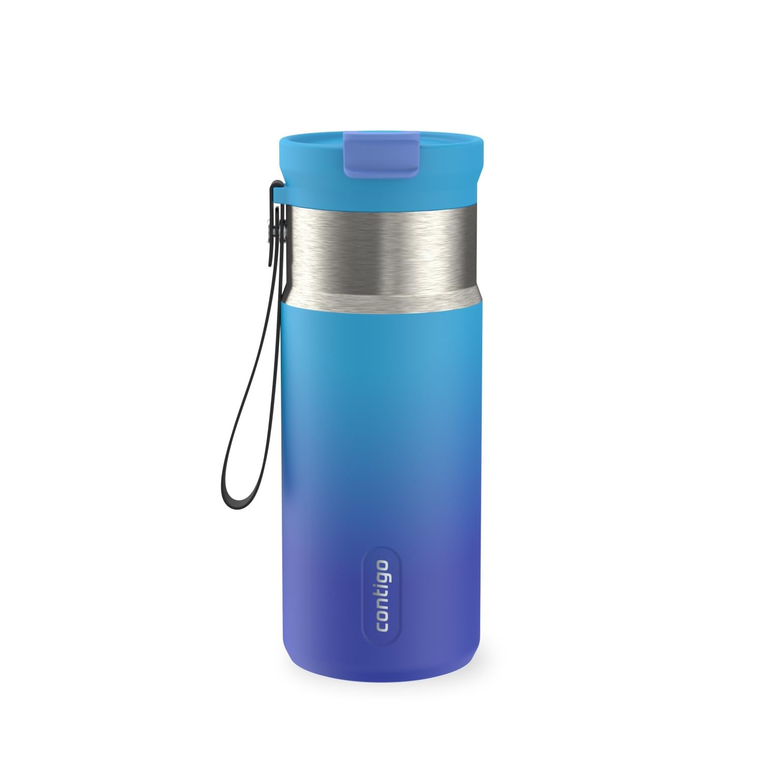Contigo DualSip 16 oz Compact Water Bottle w/ 2-Way Lid (Drink from Straw or Spout) | Vacuum-Insulated Stainless Steel for Cold Drinks | 100% Leakproof | BPA & Lead-Free | Dishwasher Safe 🍁 All In One Marketplace Canada