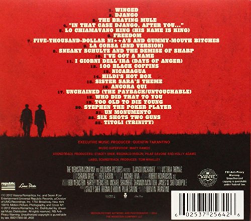 Quentin Tarantino's Django Unchained Original Motion Picture Soundtrack