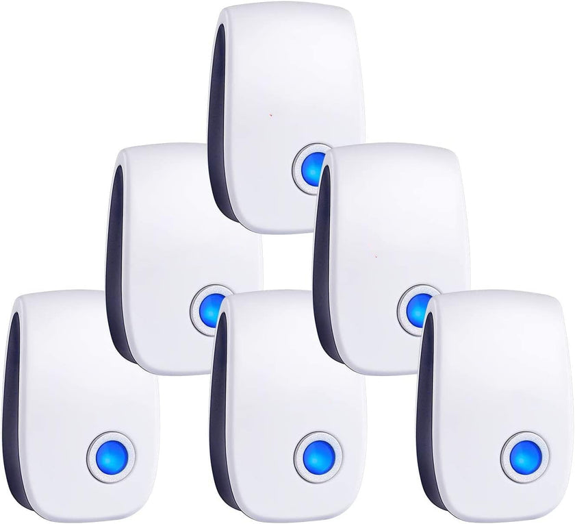 Pest Control Repeller, Plug-in Pest Control Repellent for Mouse, Insect, Cockroach, Mice, Spider, Bug, Ant, Mosquito, Rodent & Rats Indoor Use Repeller 6 Packs 🍁 All In One Marketplace Canada