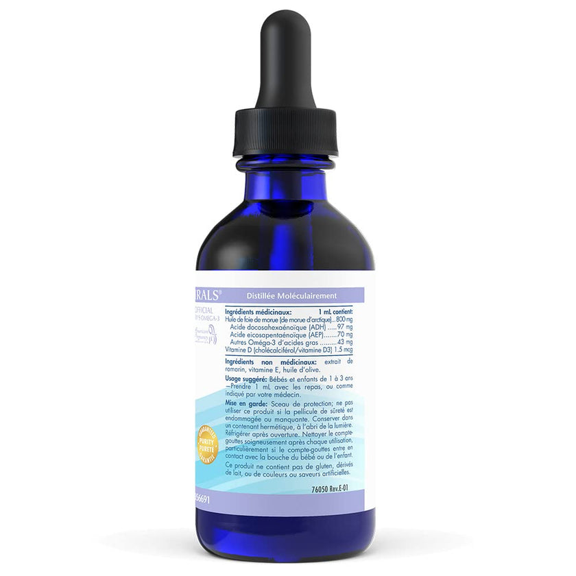 Nordic Naturals Baby's DHA Liquid - Omegas From Arctic Cod Liver Oil with Vitamin D3, Safe and Effective for Babies, 60 mL 🍁 All In One Marketplace Canada