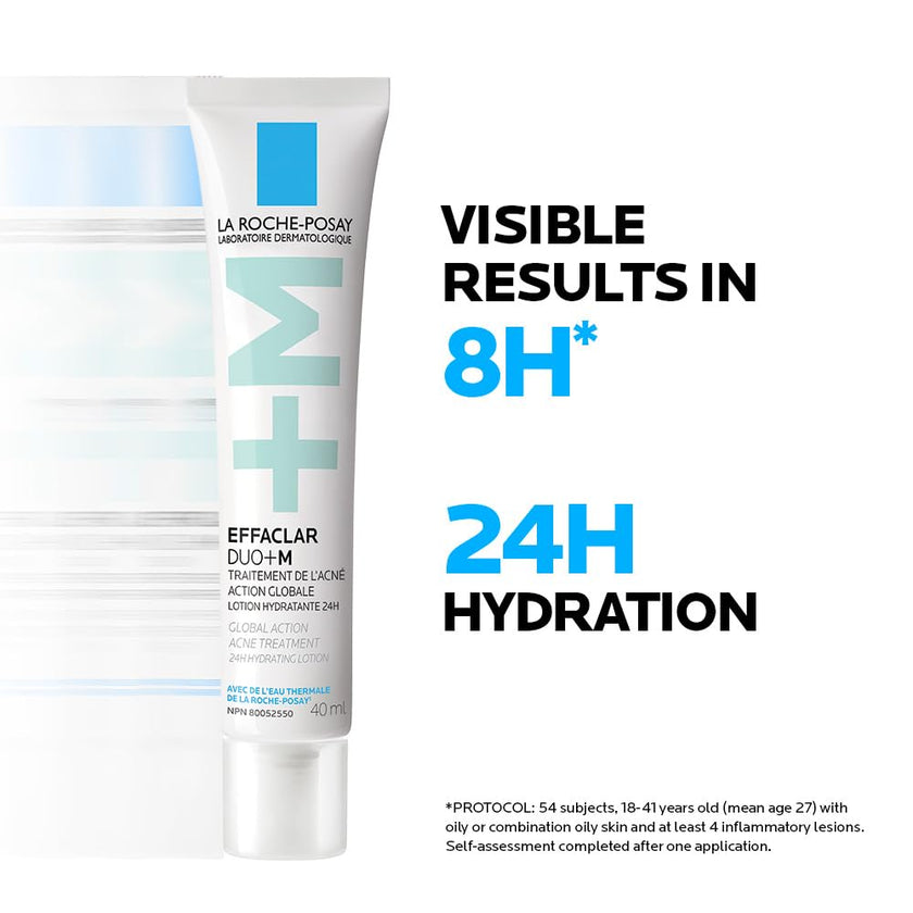 La Roche Posay Acne Face Cream with Salicylic Acid & Niacinamide, Effaclar Duo+M Face Moisturizer for Oily, Acne-Prone Skin. Helps Clear Pimples, Remove Blackheads & Prevent Breakouts, 40ML 🍁 All In One Marketplace Canada