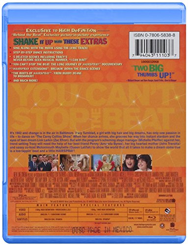Hairspray (2-Disc Shake & Shimmy Edition) - Blu-Ray