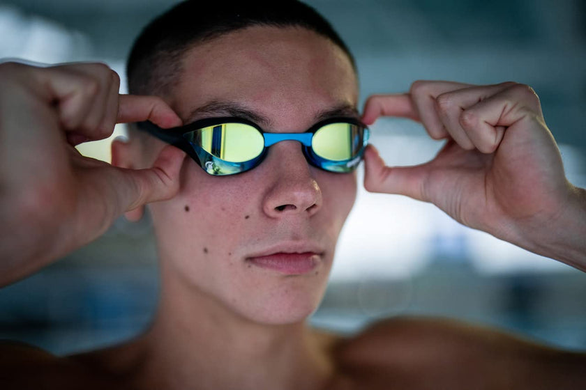 Arena Cobra Ultra Swipe Mirror Unisex Adult Racing Swimming Goggles, Swimming Pool Goggles with Curved Mirror Lenses, Anti-Fog, UV Protection, 5 Interchangeable Nose Bridges 🍁 All In One Marketplace Canada