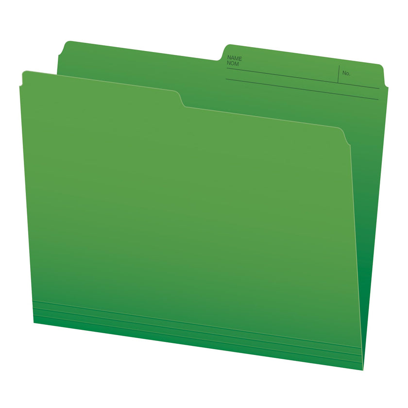 Pendaflex File Folders, 1/2 Cut Tab, Letter Size, Green, Durable Paper Stock, 100/Box, Ideal for Office/Home/School Organization, Made in Canada, Reversible File Organizers 🍁 All In One Marketplace Canada