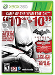 Batman: Arkham City (Game of the Year Edition) - Xbox 360 (Used)