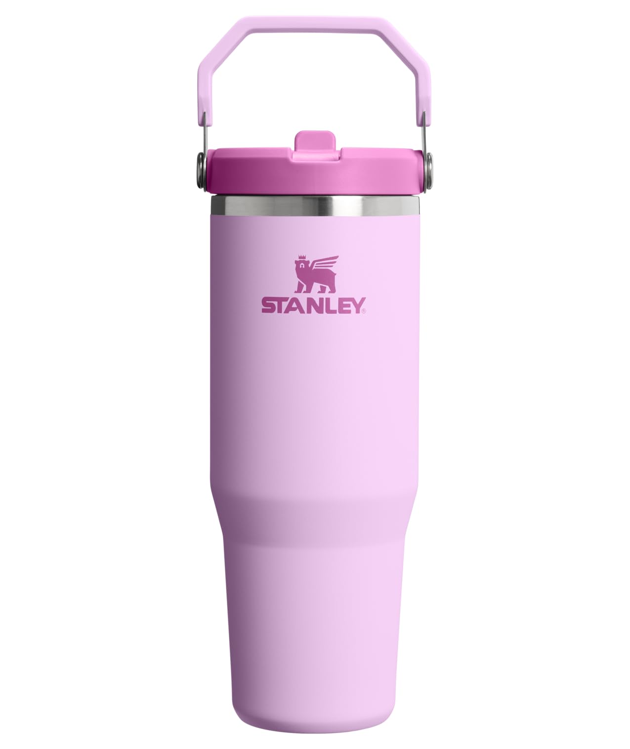 STANLEY IceFlow 2.0 Flip Straw Tumbler with Handle 30 oz | Twist On Lid and Flip Up Straw | Leakproof Water Bottle | Insulated Stainless Steel | BPA-Free | Soft Orchid 🍁 All In One Marketplace Canada