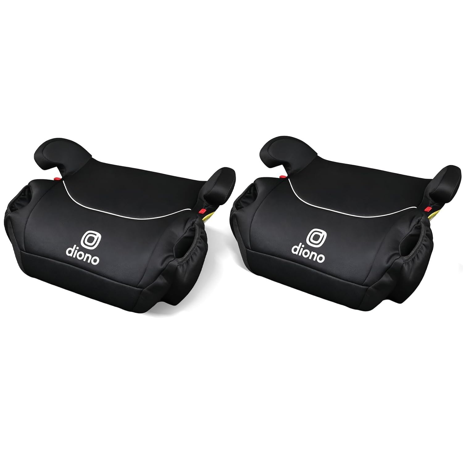 Diono Solana 2022, No Latch, Pack of 2 Backless Booster Car Seats, Lightweight, Machine Washable Covers, Cup Holders, Black Charcoal 🍁 All In One Marketplace Canada