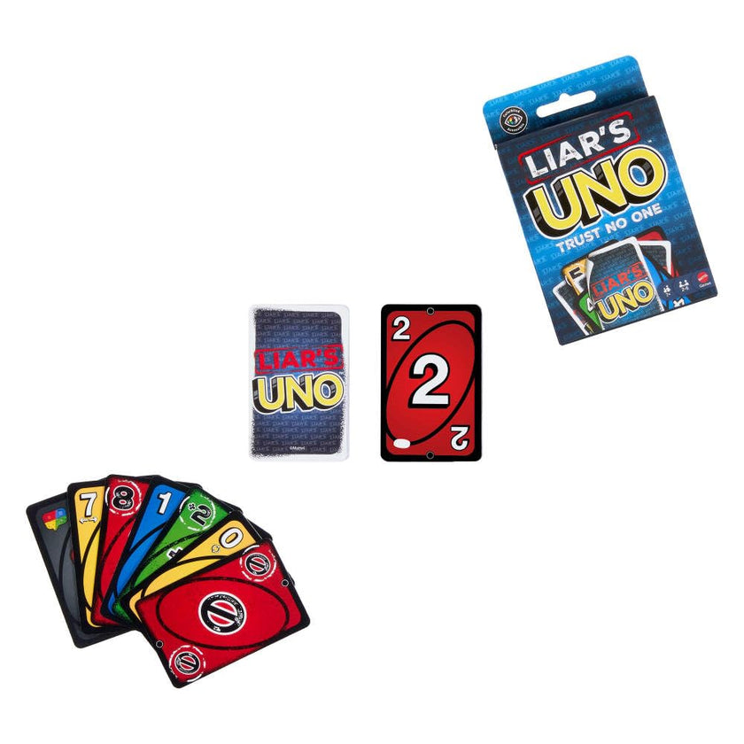 Mattel Games Liar’s UNO Card Game for Adults, Kids, Families, Parties & Game Nights, Travel Fun, Outwit Other Players with Bluffing & Trickery 🍁 All In One Marketplace Canada