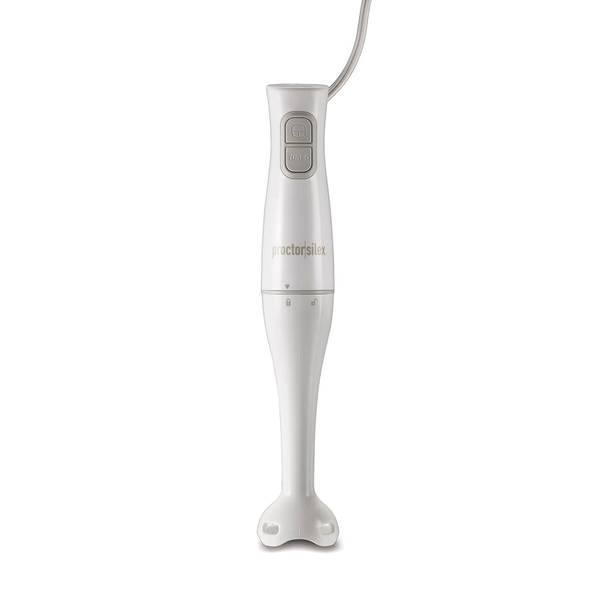 Proctor Silex Electric Immersion Blender with Detachable Dishwasher Safe Handheld Hand Blender Stick, 2-Speeds, 150 Watts, White (59739) 🍁 All In One Marketplace Canada