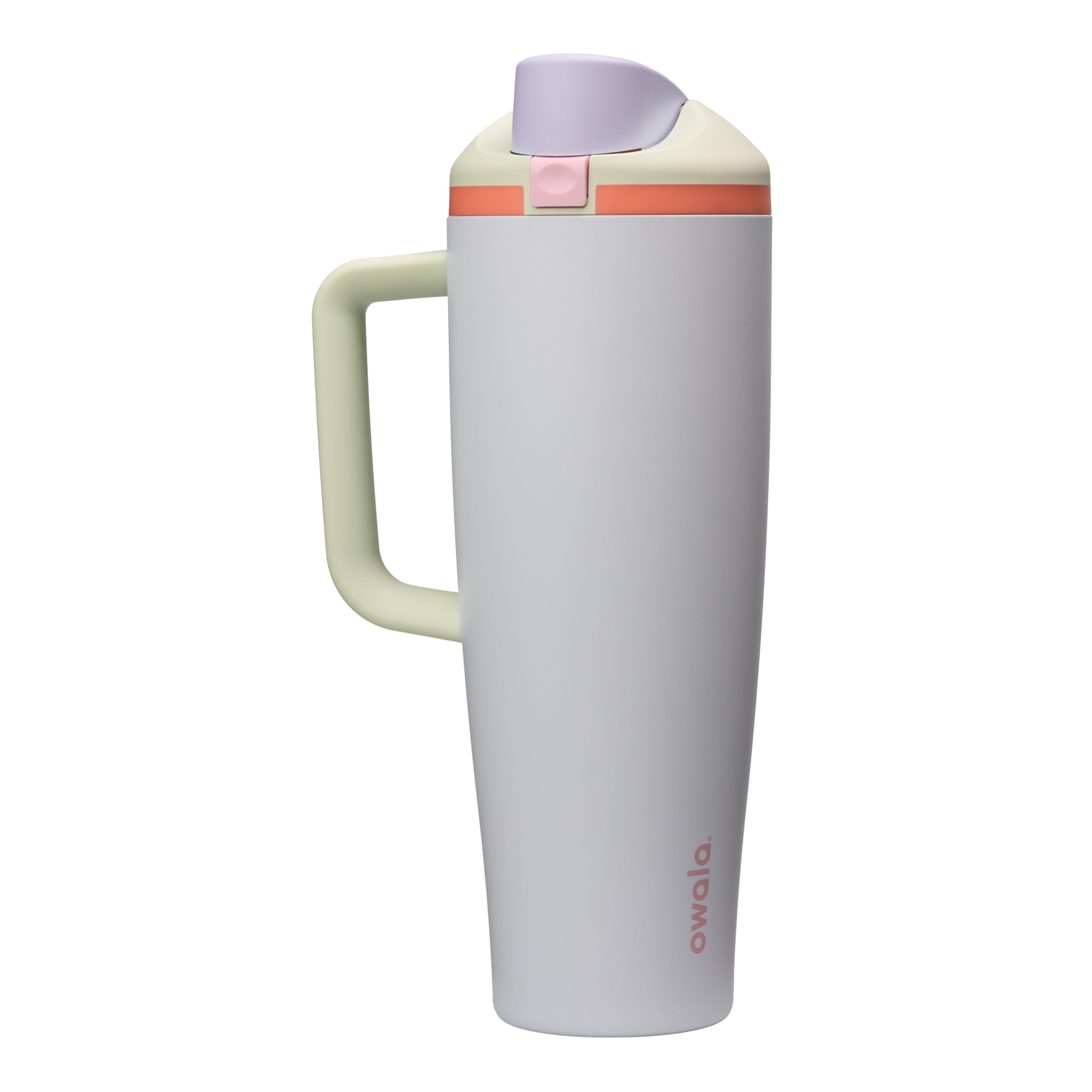 Owala FreeSip Tumbler Insulated Stainless Steel Water Bottle with Built-in Straw and Side Handle, for Travel, Work, School, and Sports, 40oz, BPA Free, Leak Proof, Beach House 🍁 All In One Marketplace Canada