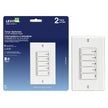 Leviton 2-Pack Countdown Timer Switch for Bathroom Fan and Household Lights, 5-10-15-30 min, No Neutral Required, Single Pole, 15A, 1/2HP/9.8A Fan/Motor, DT130-1LW, White 🍁 All In One Marketplace Canada