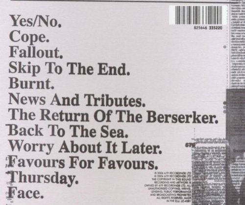 The Futureheads / News And Tributes - CD