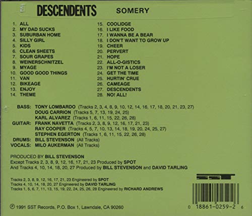 Descendents / Somery: Greatest Hits - CD