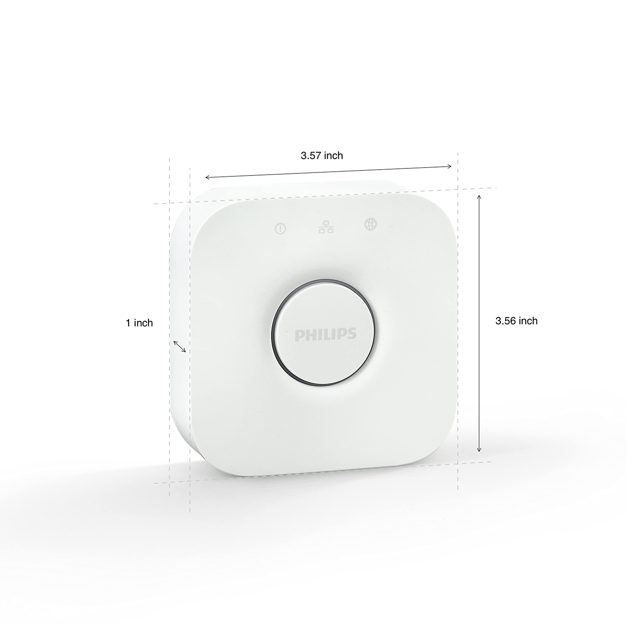 Philips Hue Bridge - Unlock the Full Potential of Hue - Multi-Room and Out-of-Home Control - Create Automations and Zones - Secure, Stable Connection Won't Strain Your Wi-Fi - Works with Voice, Matter 🍁 All In One Marketplace Canada