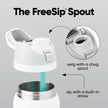 Owala FreeSip Insulated Stainless Steel Water Bottle with Straw, BPA-Free Sports Water Bottle, Great for Travel, 32 Oz, Crown Jewel 🍁 All In One Marketplace Canada