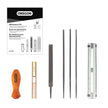Oregon Universal Chainsaw Field Sharpening Kit - Includes 5/32-inch, 3/16-inch, and 7/32-inch Round Files, Flat File, Handle, Filing Guide, and Pouch 🍁 All In One Marketplace Canada